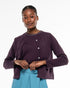 Alma & Lovis - Strickjacke Leinen-Cotton-Mix