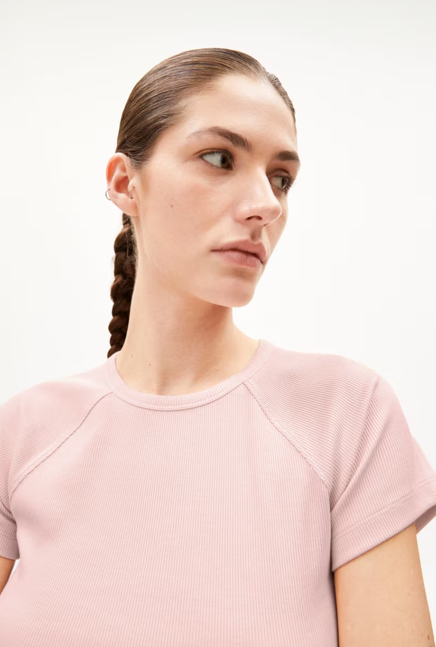 Armedangels -  T-Shirt Hanjaa Baumwolle (bio) rosa