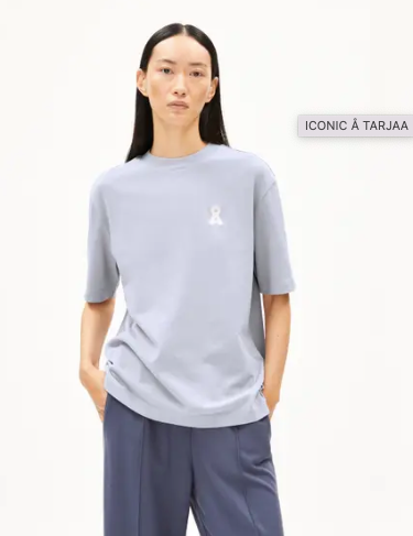 Armedangels -  T-Shirt Iconic Biobaumwolle hellblau
