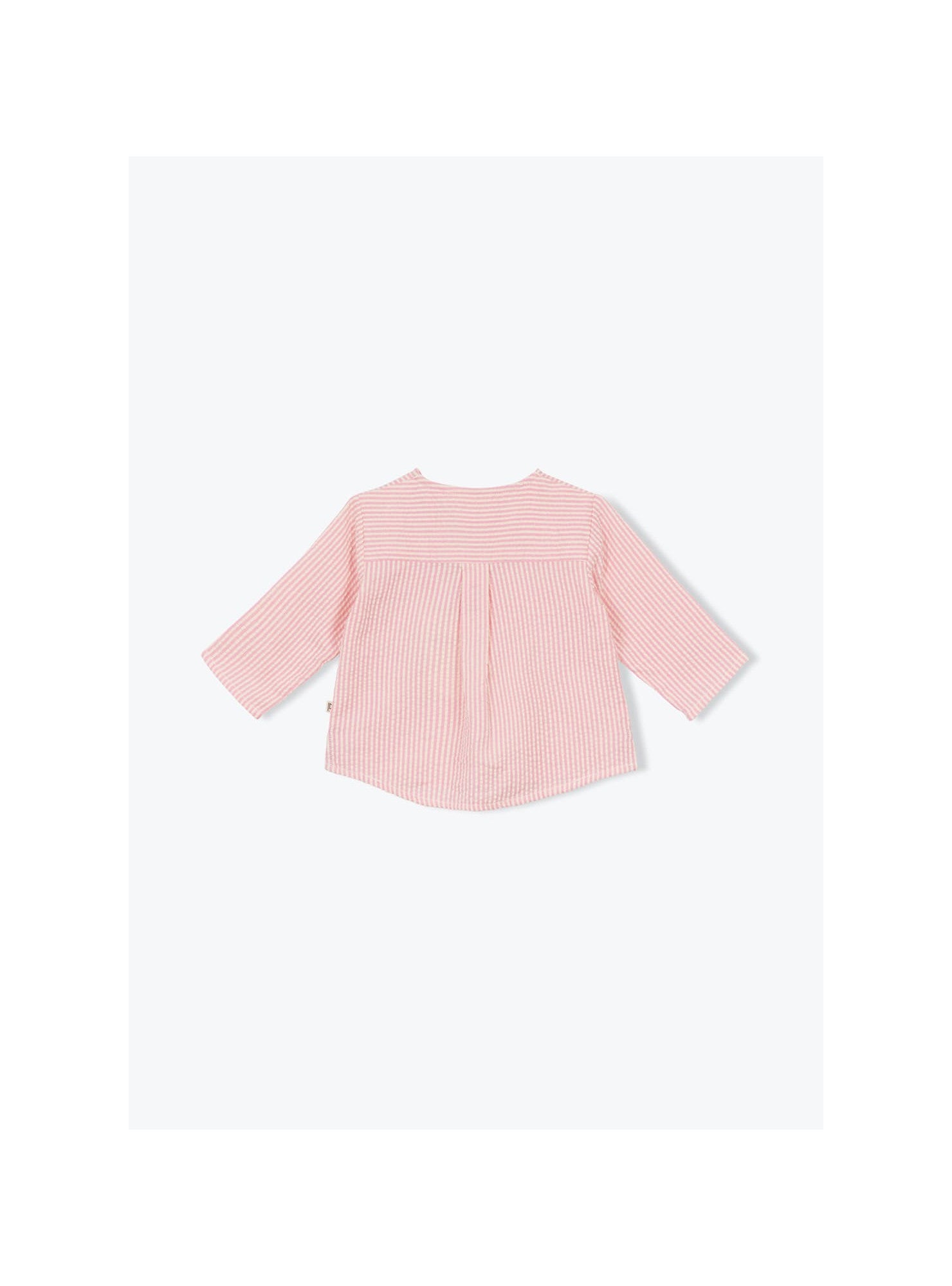 Arsène et les Pipelettes - Baby Hemd gestreift rosa