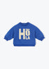 Süßes Baby-Sweatshirt mit Hola Aufdruck für Mädchen und Jungen von Arsène et les Pipelettes.