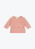Süßes Baby Langarmshirt gestreift für Mädchen und Jungen von Arsène et les Pipelettes.
