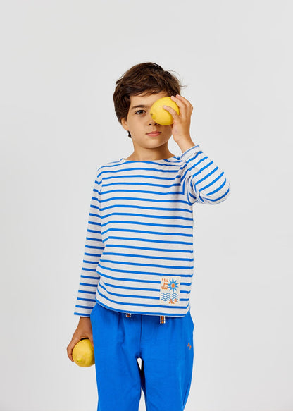 Arsène et les Pipelettes - Kinder Langarmshirt "Mariniere Bebe"