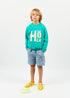 Cooles Kinder Sweatshirt mit Hola Aufdruck für Mädchen und Jungen von Arsène et les Pipelettes.
