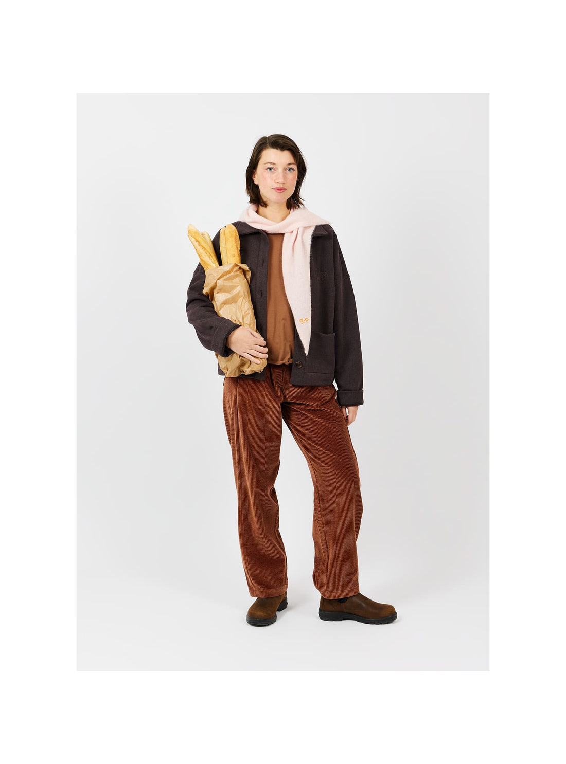 Arsène et les Pipelettes - Damen Cordhose Baumwolle (Bio) braun