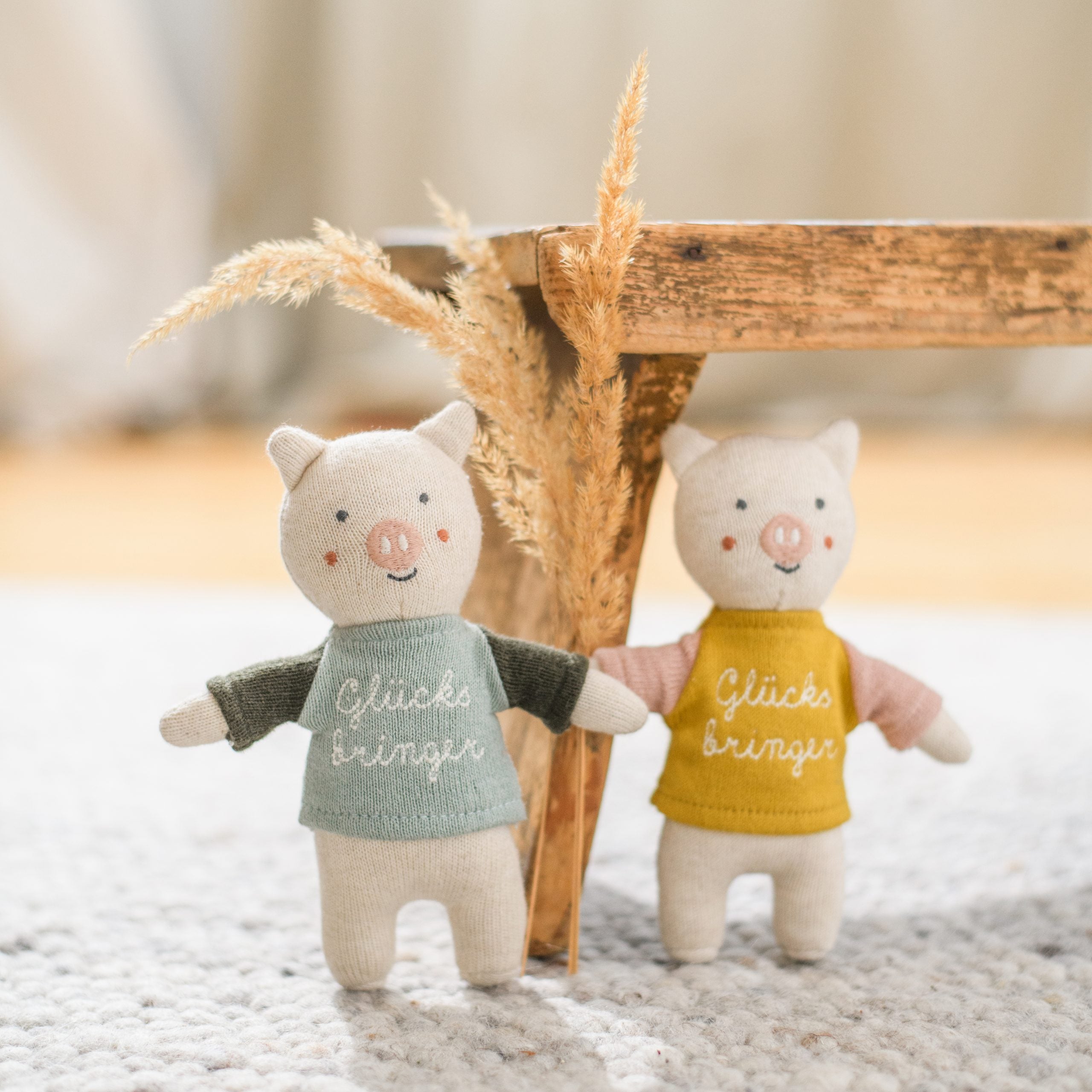 Ava &amp; Yves - Glücksbringer Schwein mit T-Shirt mint