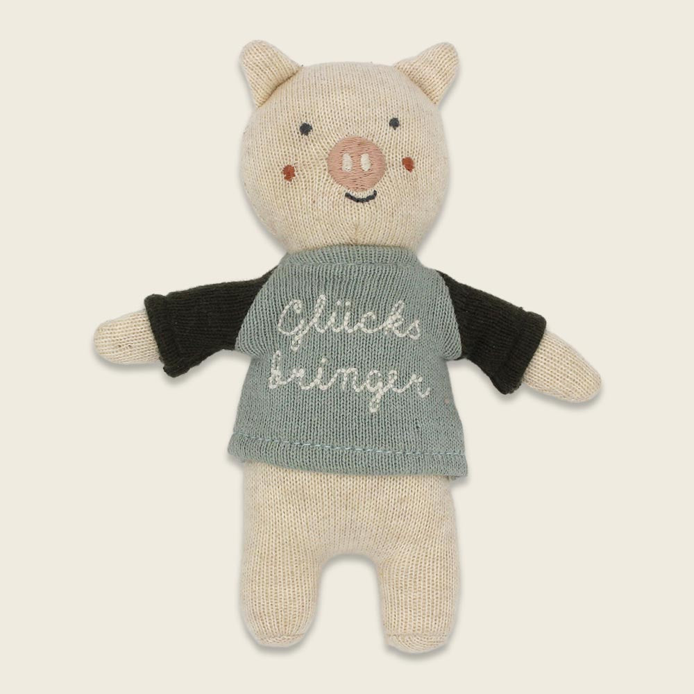 Ava &amp; Yves - Glücksbringer Schwein mit T-Shirt mint