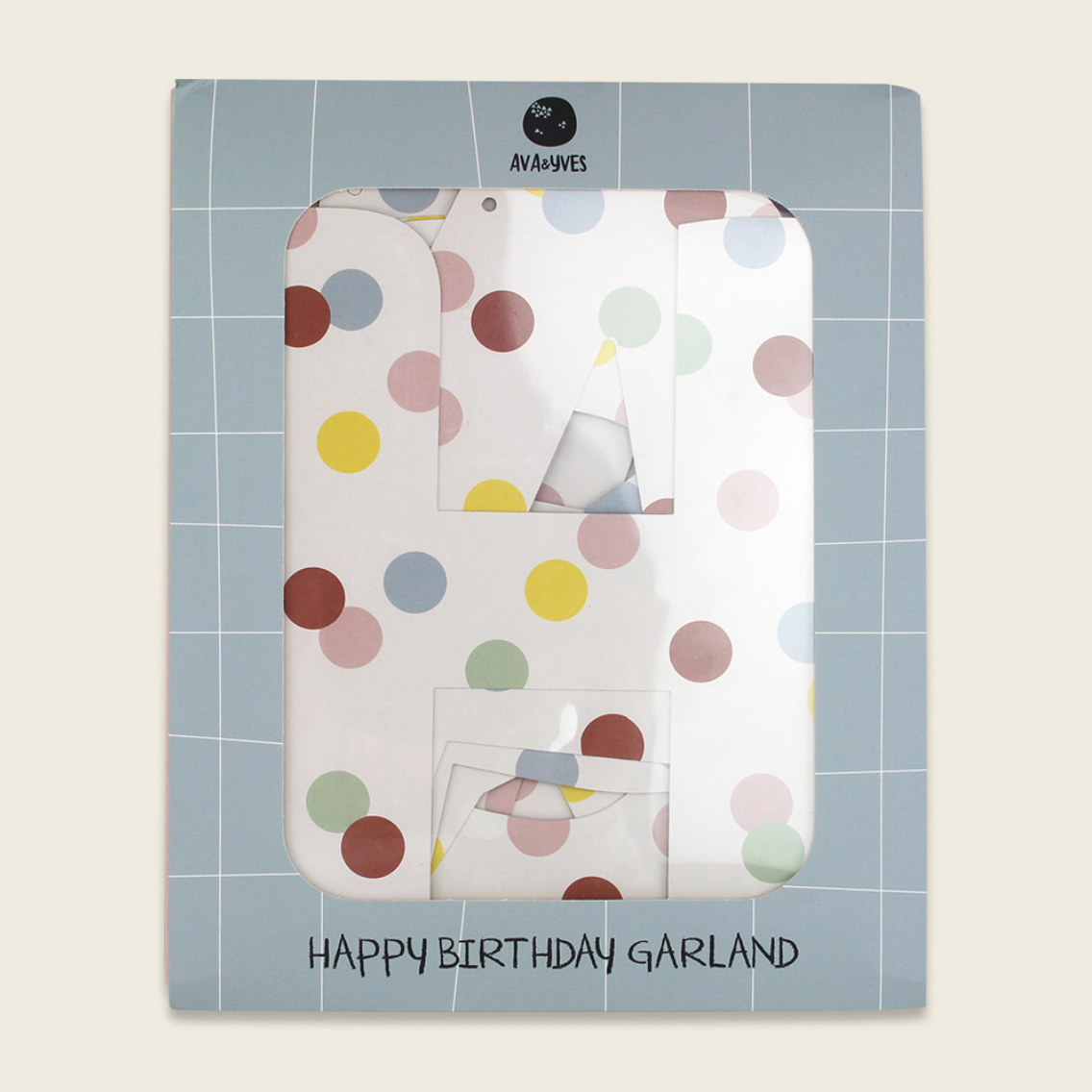 Ava &amp; Yves - Girlande "Happy Birthday" - AURYN Shop