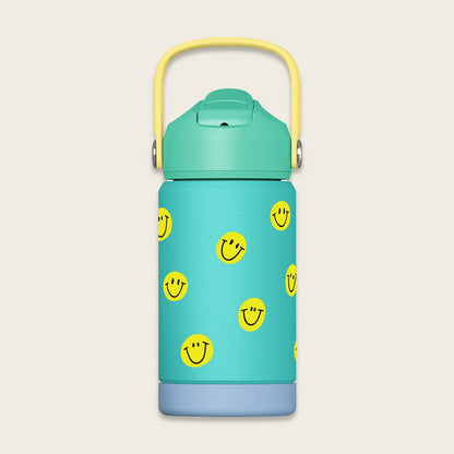 Ava &amp; Yves - Kinder Trinkflasche Smile, türkis, 350ml