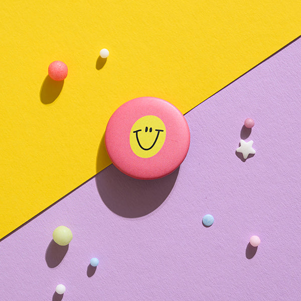 Ava &amp; Yves - Kinder Button Smile, rosa