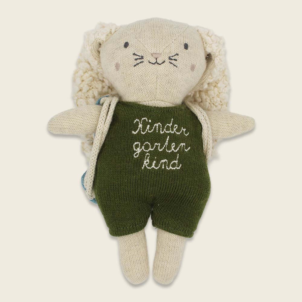 Ava &amp; Yves - Hase Kindergartenkind, Anzug oliv mit Rucksack