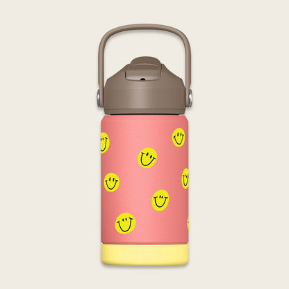 Ava &amp; Yves - Kinder Trinkflasche Smile, pink 350ml