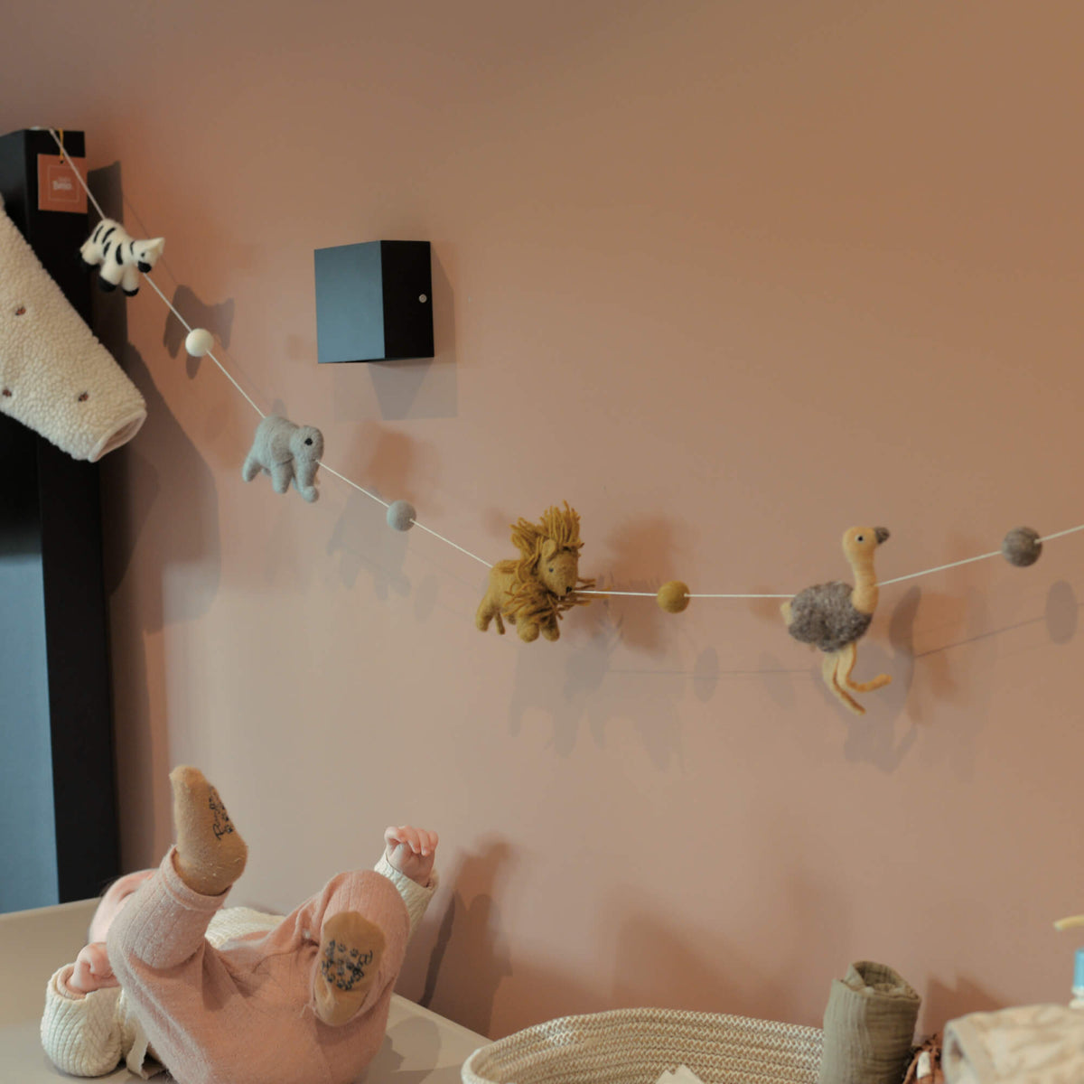 Baby Bello - Girlande "Wildlife" Wollfilz