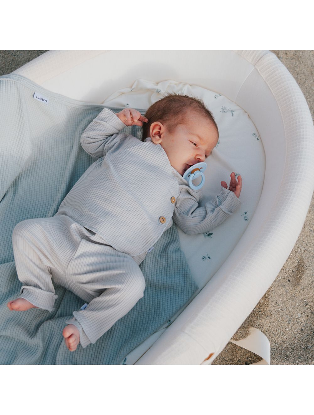 Bamboom -  Baby Leggings Bambus blau