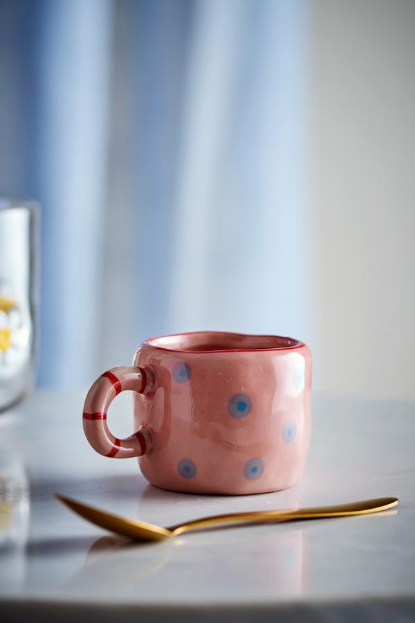 Bloomingville - Nini Tasse, rosa, Steingut