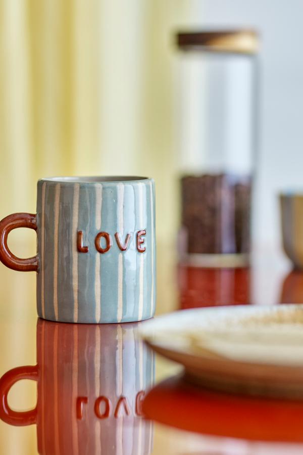 Bloomingville - Cherish Becher „Dad" – Steingut-Tasse