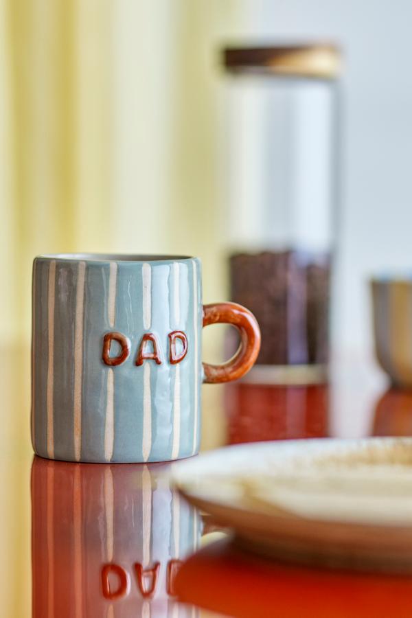 Bloomingville - Cherish Becher „Dad" – Steingut-Tasse