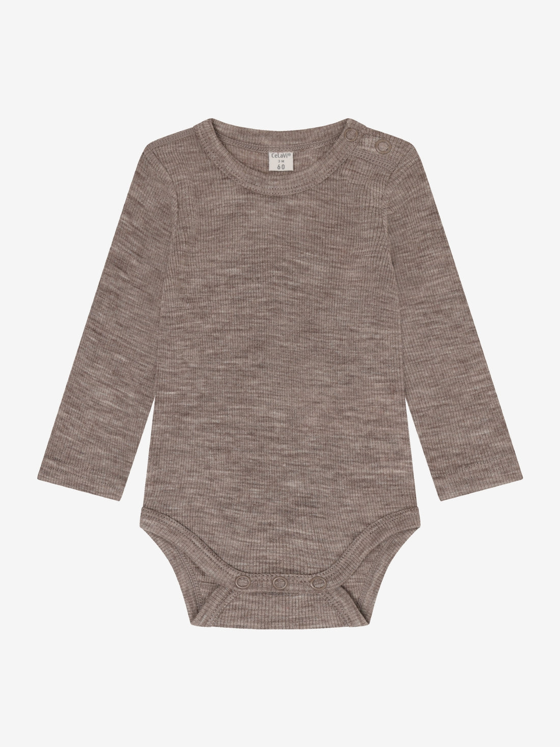 CeLaVi - Baby Body 100 % Merinowolle braun