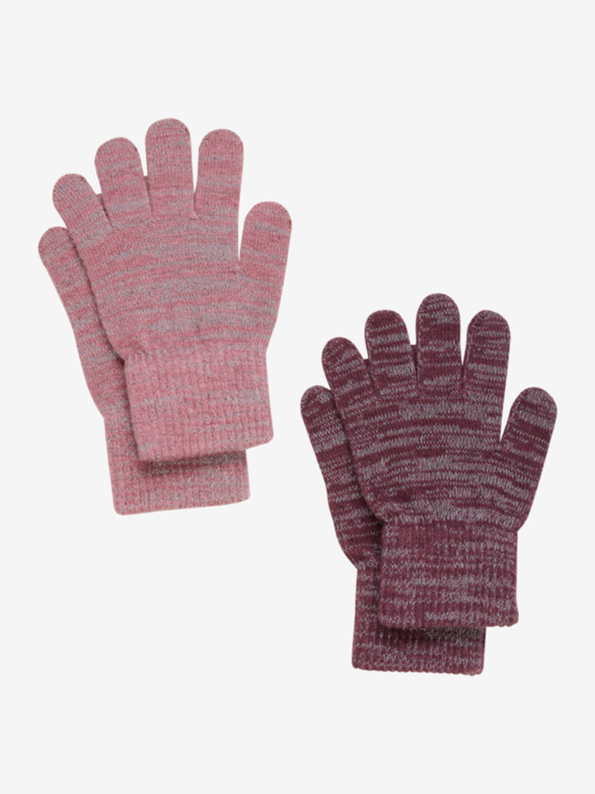 Praktische Strickhandschuhe mit Rippenbündchen am Handgelenk. Die Fingerhandschuhe sind unifarben mit eingenähtem Reflexfaden. Sie sind aus Wolle und viel Stretch gefertigt, sodass sie warm und angenehm zu tragen sind.
