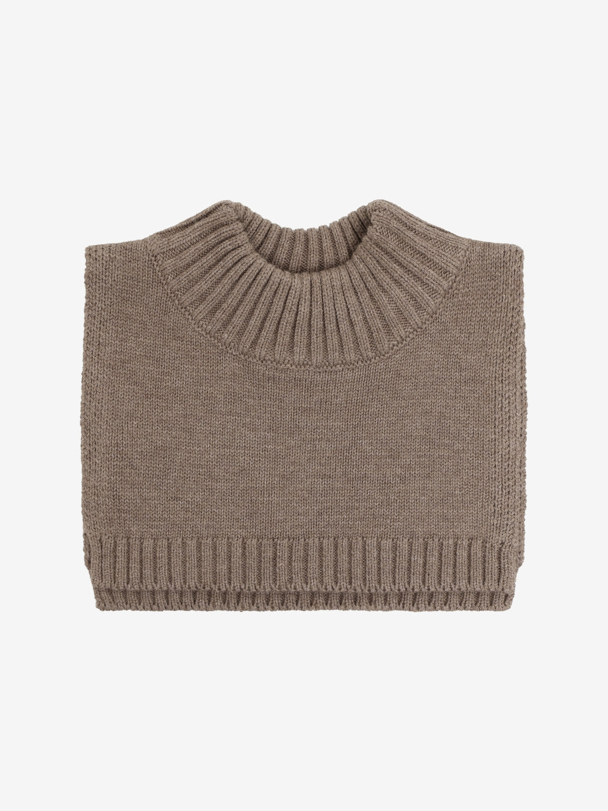 CeLaVi - Kinder Strickschal aus Wolle braun