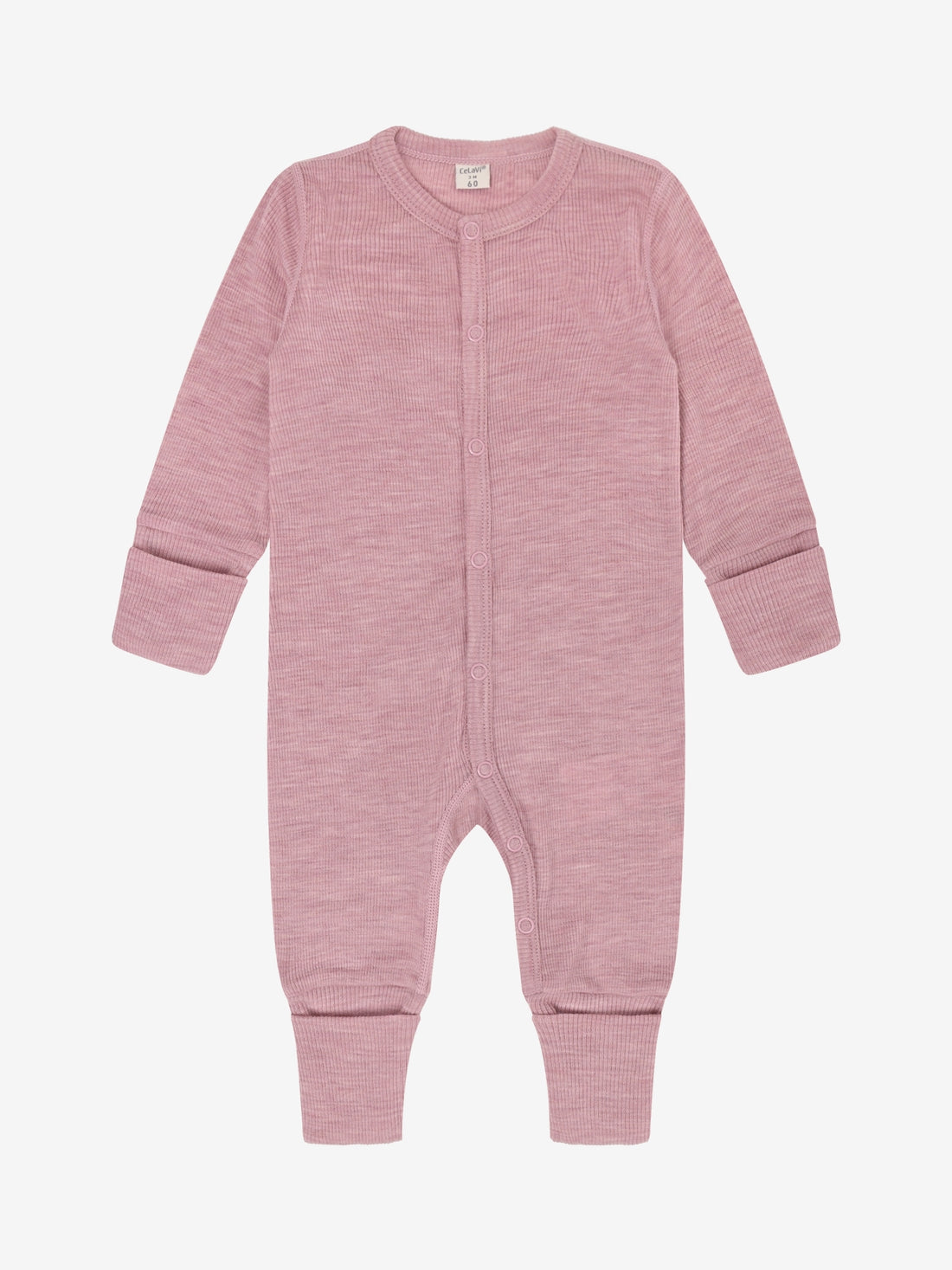CeLaVi - Baby Strampler 100 % Wolle rosa