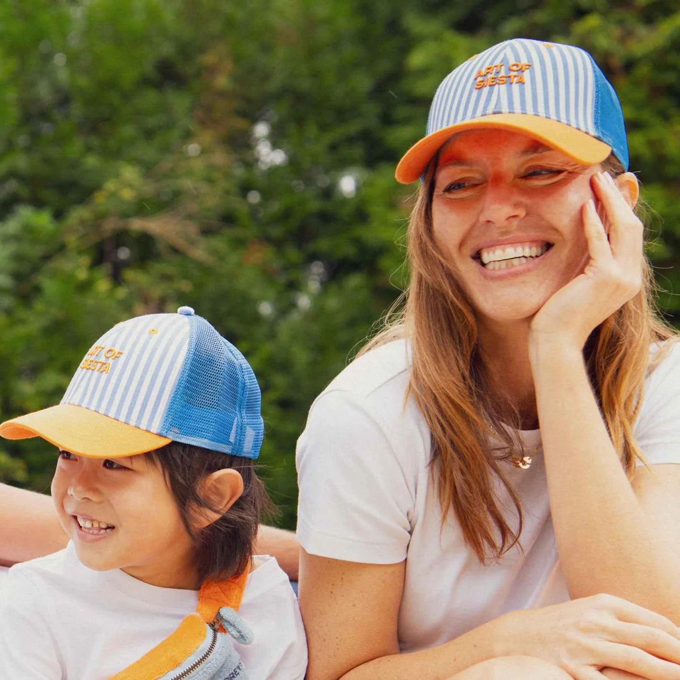 Chamaye - Kinder Kappe aus Baumwolle Trucker MINI &amp; ME