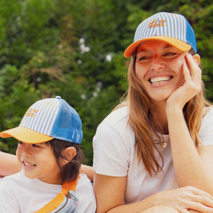 Chamaye - Kinder Kappe aus Baumwolle Trucker MINI &amp; ME