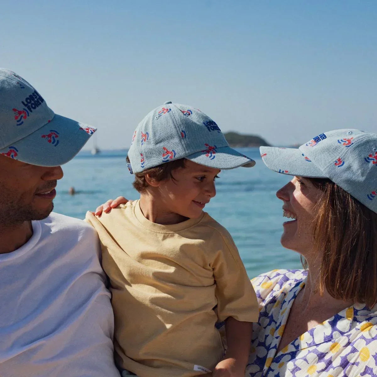 Chamaye - Kinder Kappe aus Baumwolle Lobster MINI &amp; ME
