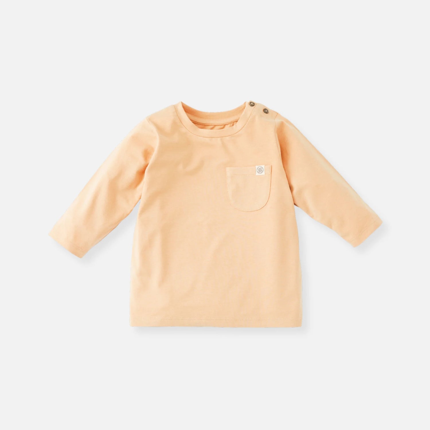 Cloby - Kinder Langarmshirt UPF 50 "Peachy Summer" orange