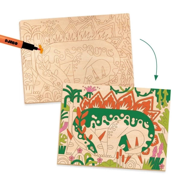 Djeco - Filzstifte Dino Welt - AURYN Shop