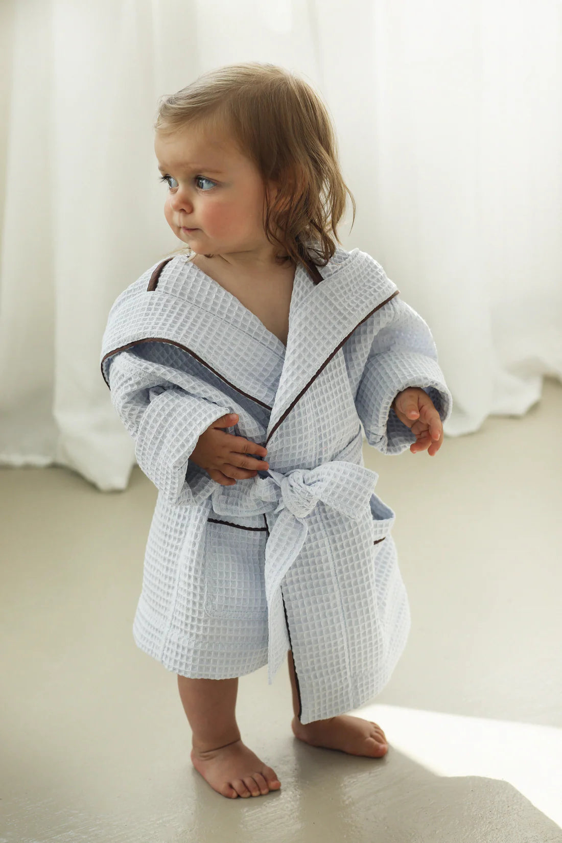 EverydaybyRoberta - Kinder Bademantel blau