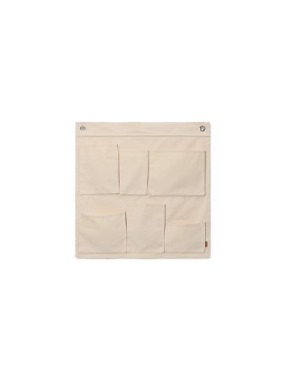 ferm LIVING - Aufbewahrung Wall Pocket aus Biobaumwolle
