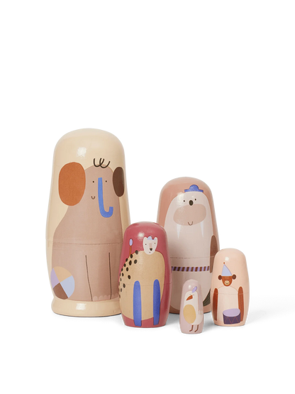 ferm LIVING - Matrojschka Puppen aus FSC zertifiziertem Holz