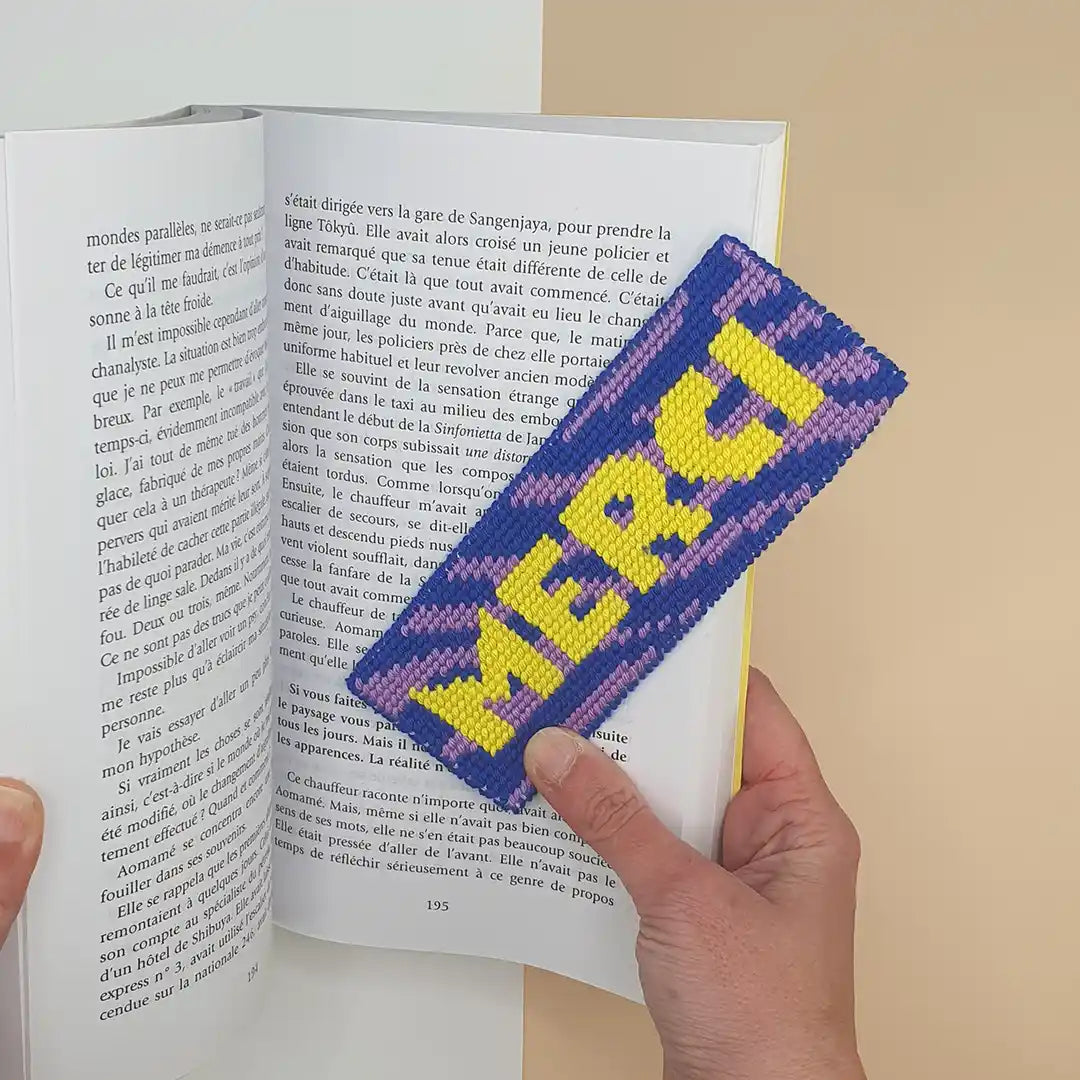 Fukuri - DIY-Set "Merci"–Lesezeichen
