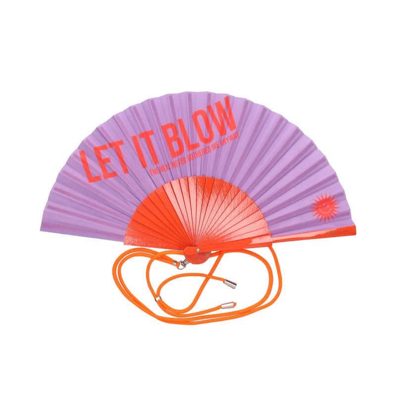 Gift Company - Fächer "Let it Blow", lila/rot