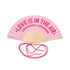 Gift Company - Fächer "Love is in the air", rosa