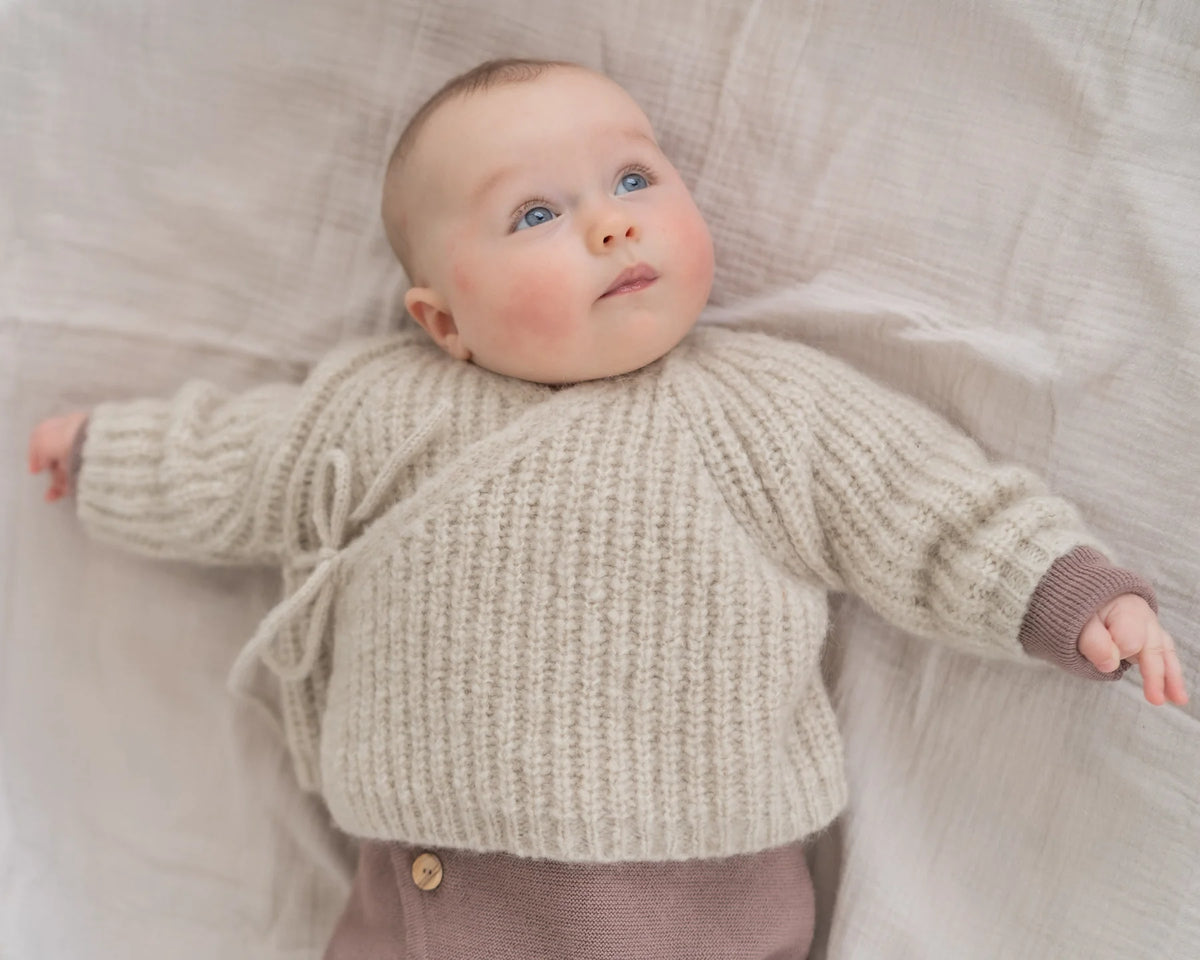 Halfen - Baby Wickeljacke Alpaka beige