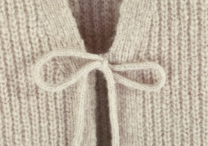 Halfen - Damen Strickweste Alpaka beige