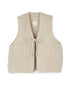 Halfen - Damen Strickweste Alpaka beige