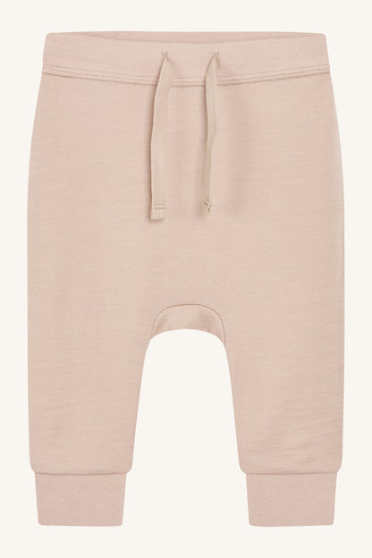 Jogginghose aus bequemem Stretch-Woll- und Bambusgewebe mit Baggy-Passform und elastischem Kordelzugbund.&amp;nbsp;