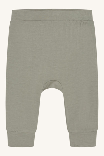 Hust &amp; Claire - Babyhose Bambus grün mit natürlichem UV Schutz