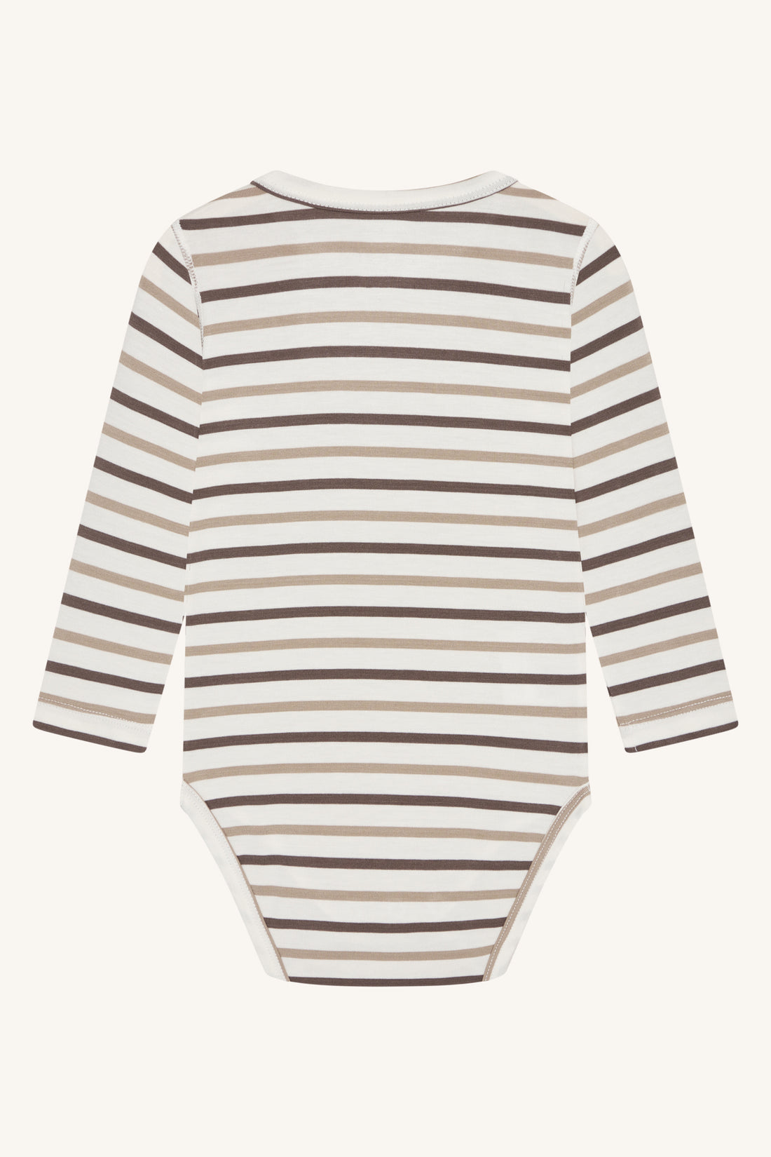 Hust &amp; Claire - Baby Body Buller Bambus Streifen braun