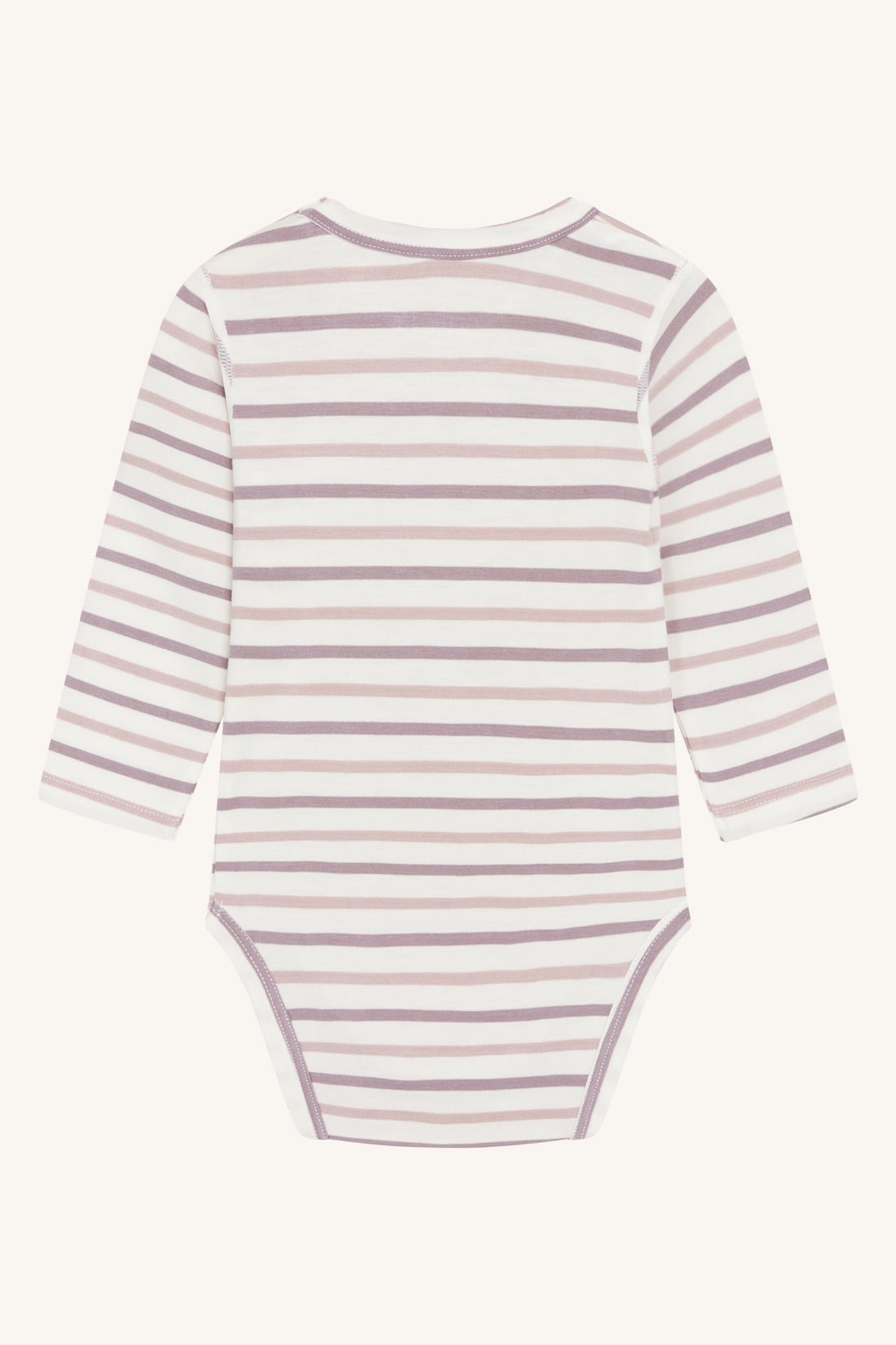 Hust &amp; Claire - Baby Body Buller Bambus Streifen rosa