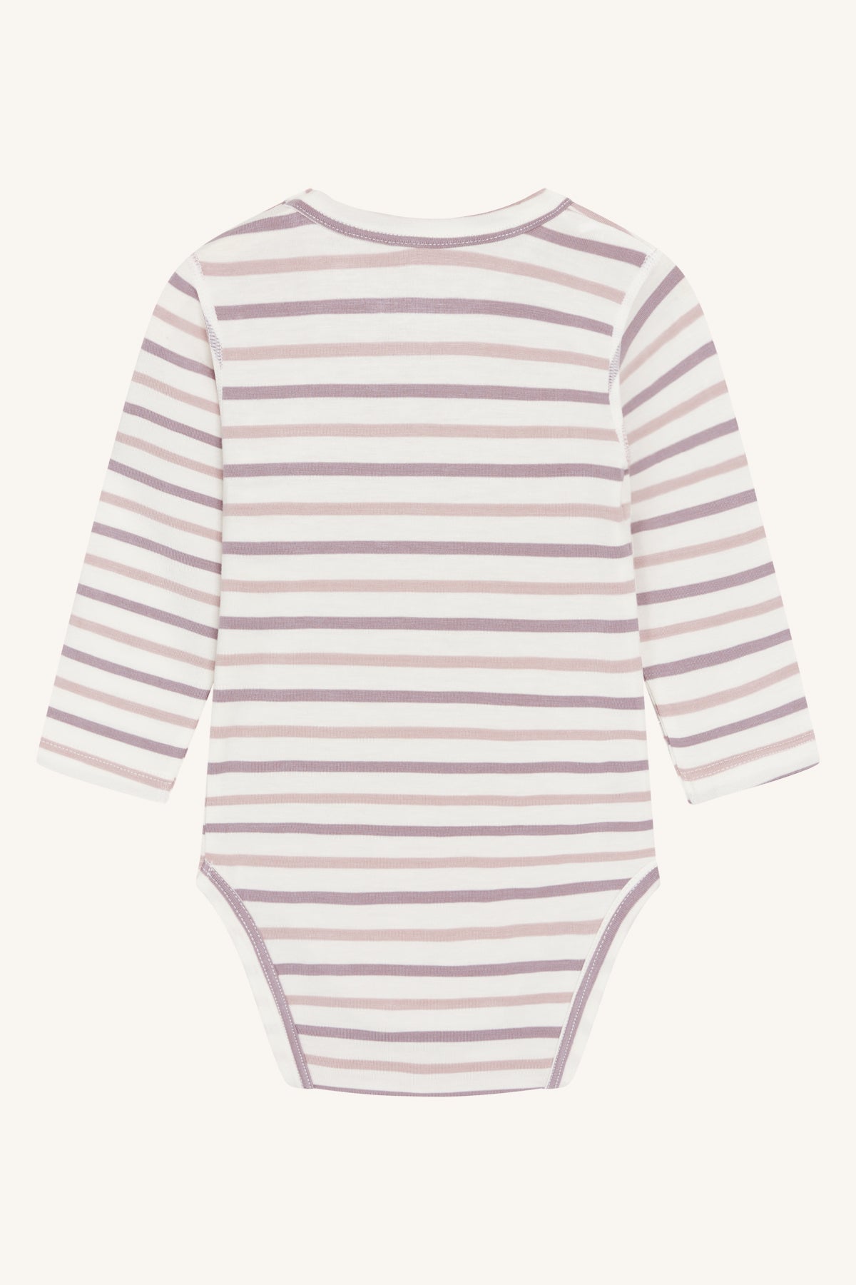 Hust &amp; Claire - Baby Body Buller Bambus Streifen rosa
