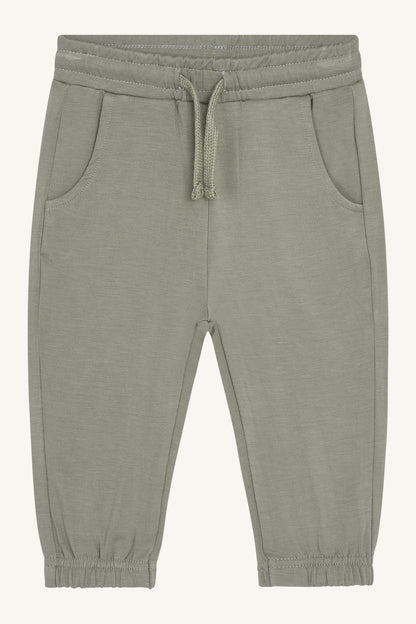 Hust &amp; Claire - Baby Jogginghose Bambus grün mit natürlichem UV Schutz