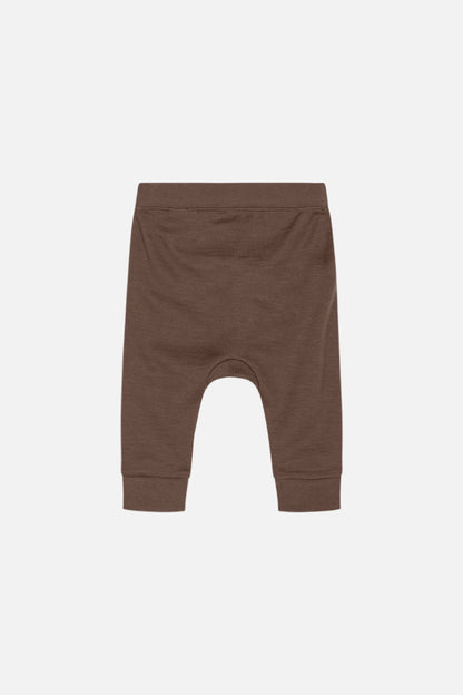 Hust &amp; Claire - Gaby Baby Jogginghose Wolle/ Bambus bran - AURYN Shop