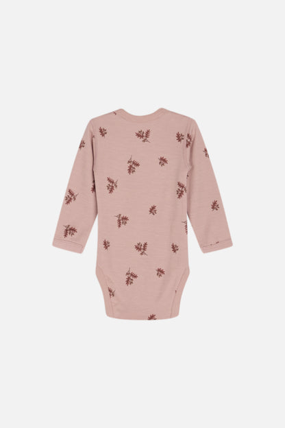 Hust &amp; Claire - Baby Body Baloo Blätter rosa - AURYN Shop