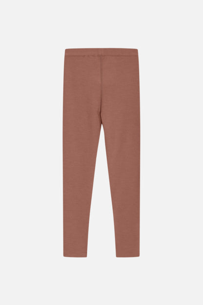 Warme Leggings mit elastischem Bund von Hust &amp; Claire besteht außen aus Wolle und innen Viskose aus Bambus.