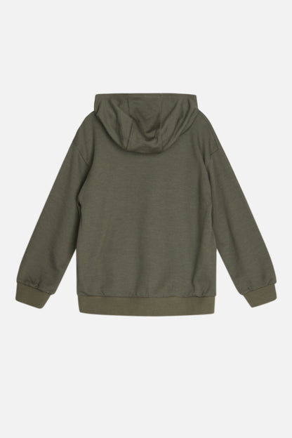 Hust &amp; Claire - Kinder Sweatshirt Wolle Sanu grün - AURYN Shop