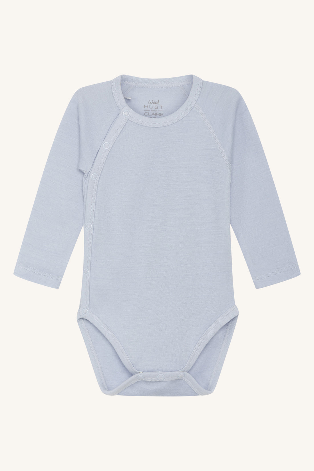 Hust & Claire - Baby Body Bia hellblau Wolle